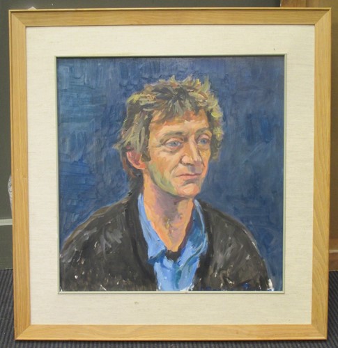 Lot 241 - Thomas (?) Portrait of a man, circa 1980's,...