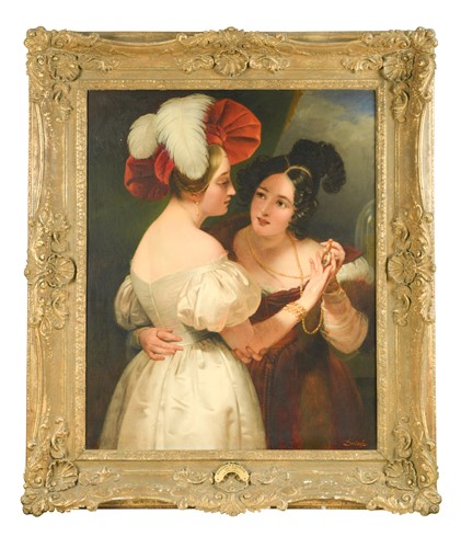 Lot 67 - Claude-Marie Dubufe (French, 1790-1864)