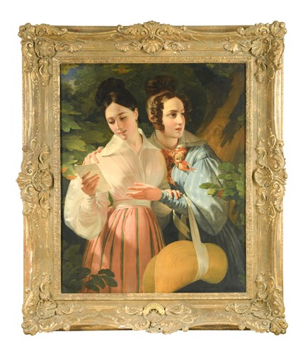 Lot 68 - Claude-Marie Dubufe (French, 1790-1864)