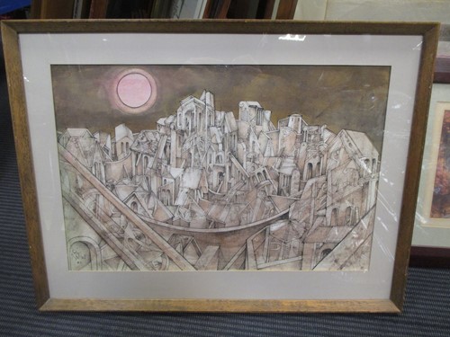 Lot 218 - Peter Nuttall (British 1943-2011), Fantasy...