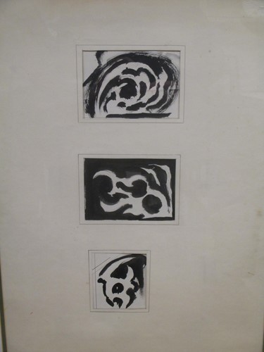 Lot 213 - Eric Finlay, a pair of original wave studies,...