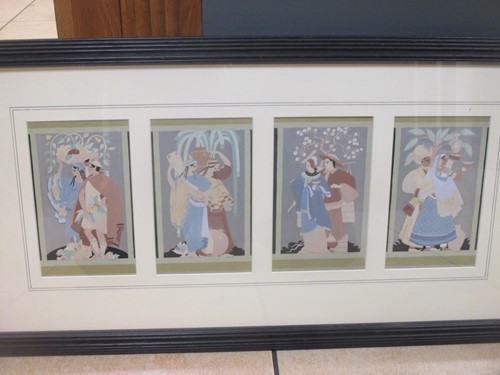 Lot 295 - William M Hawes, Four designs for a restaurant,...