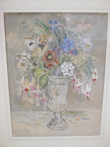 Lot 293 - Margaret Fisher Prout, still life of flowers,...