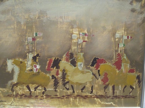Lot 206 - Nigel Lambourne (British b.1919), The cavalry,...
