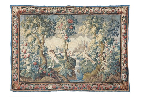 Lot 178 - A verdure tapestry, circa 1700