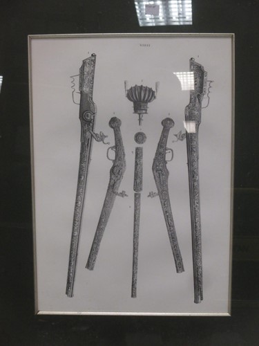 Lot 352 - A selection of four armoury prints (4)