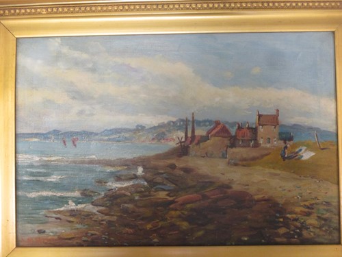Lot 349 - J M Dodds, North East Scotland Coastal Scene,...