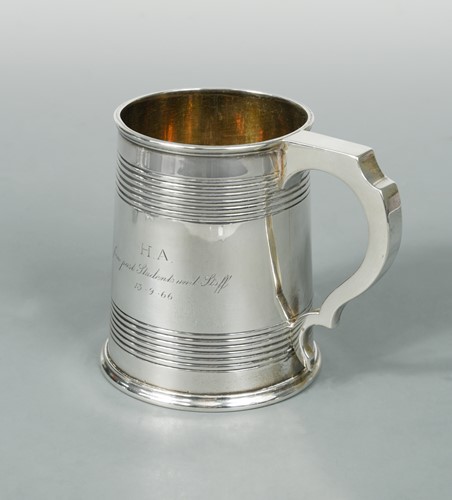 Lot 358 - A Victorian silver tankard