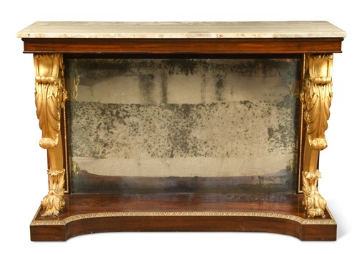 Lot 274 - A Regency rosewood console table