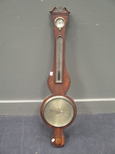 Lot 145 - A Victorian mahogany and inlaid wheel...