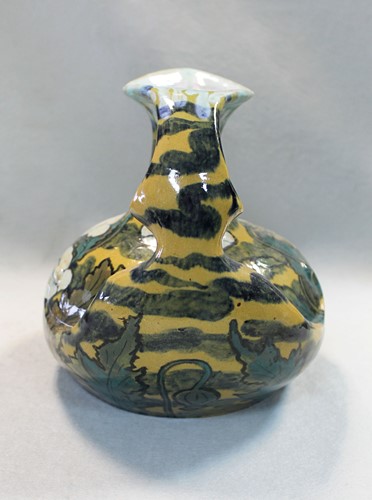 Lot 24 - Pierre-Adrien Dalpayrat (French, 1844-1910), an Art Nouveau stoneware ewer