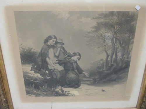 Lot 390 - A late Victorian river landscape engraving...