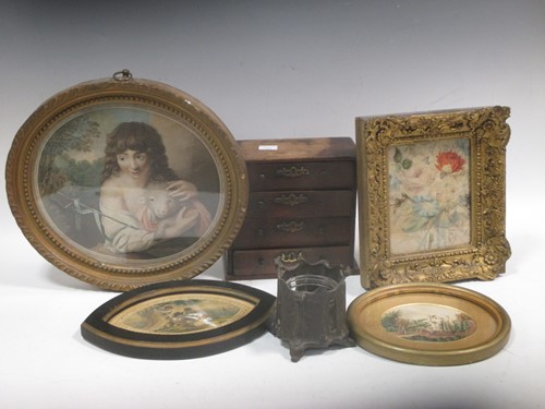 Lot 8 - A Victorian botanical watercolour, 14 x 11.5cm,...