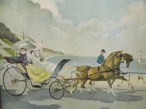 Lot 397 - Four carriage driving prints by Zinkeisen, and...
