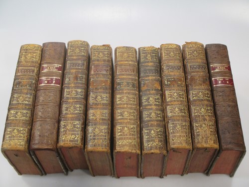 Lot 655 - Books. French Dictionary, 9 vols. 8vo, 1775;...