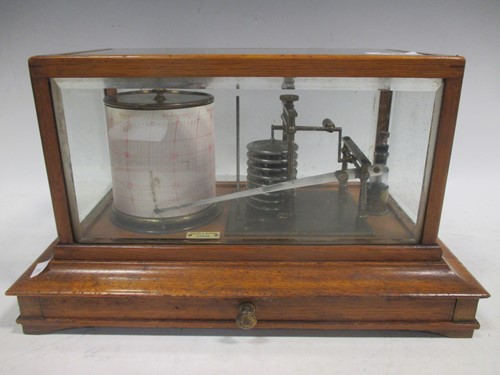 Lot 139 - Short & Mason barograph, 36 x x 21 x 21cm