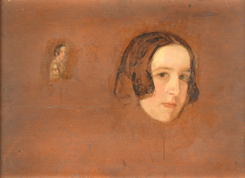 Lot 114 - Circle of Sir George Hayter (British, 1792-1871)