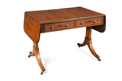Lot 356 - A Regency rosewood sofa table