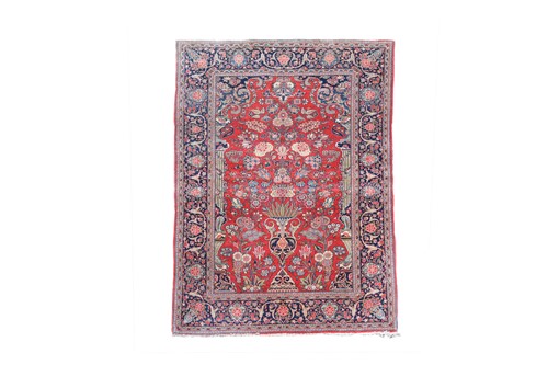 Lot 360 - A Kashan prayer rug, circa 1930
