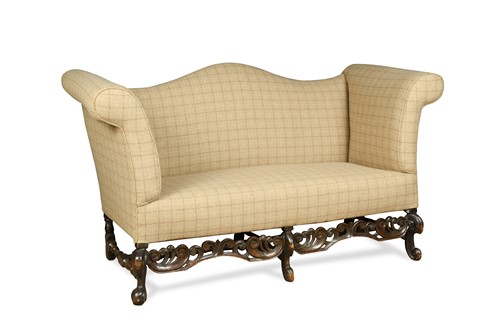 Lot 147 - William and Mary style sofa, 19th century