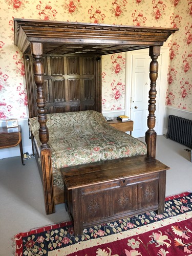 Lot 146 - An oak tester bed in the 17th century style, 20th century