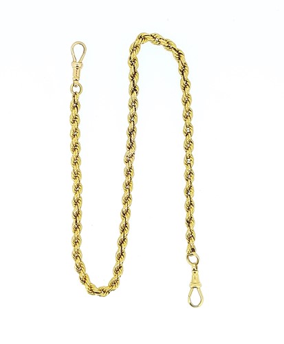 Lot 226 - A Victorian watch chain
