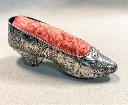 Lot 197 - A German metalwares novelty pin cushion in the...