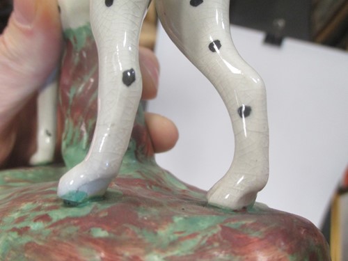 Lot 12 - Four small size pairs of Staffordshire dogs...