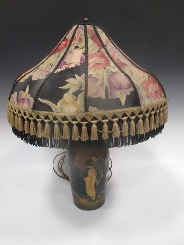Lot 49 - A Kittinger painted Japanese style composite...