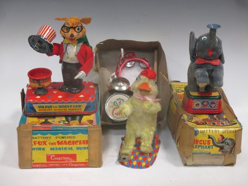 Lot 29 - Collection of Japanese and other part tinplate...