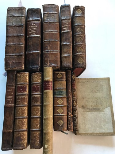 Lot 163 - French military tactical history, mainly 18th century.