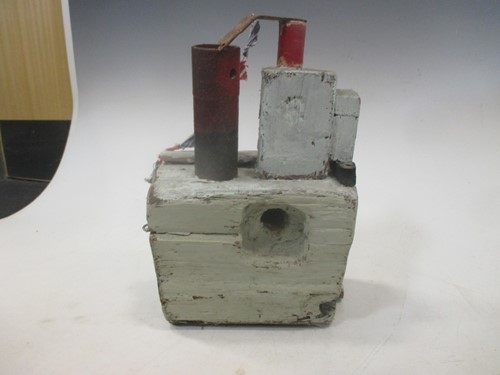 Lot 36 - Hettie Pittman, a driftwood and mixed media...