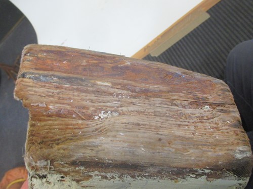 Lot 36 - Hettie Pittman, a driftwood and mixed media...