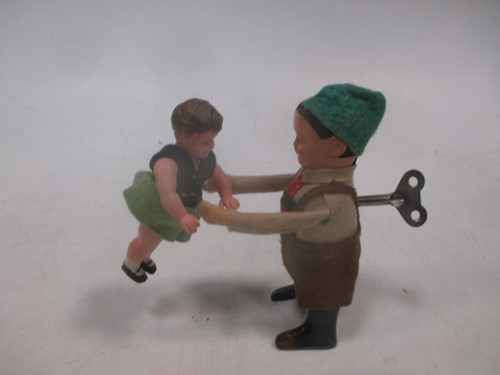 Lot 40 - Spot On lorry and Schuco clockwork acrobat...