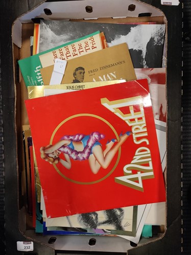 Lot 232 - Film and theatre brochures, circa 1960s and later