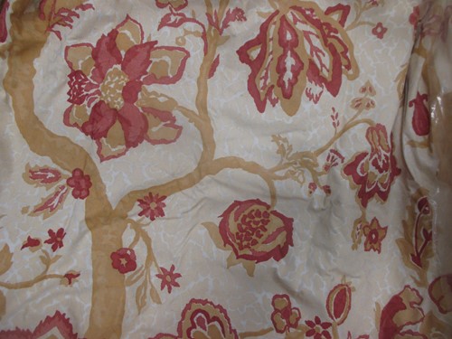 Lot 444 - One pair of Bernard Thorpe fabric lined and...