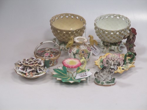 Lot 63 - A Berlin porcelain figure,together with...