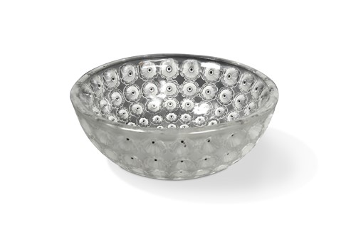 Lot 14 - Nemours, a Lalique frosted and polished glass bowl