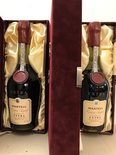 Lot 1280 - Martell Extra Cordon Argent cognac, 70cl, 43%,...