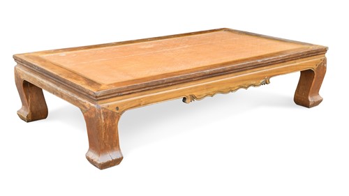 Lot 512 - A hardwood opium table, 19th century