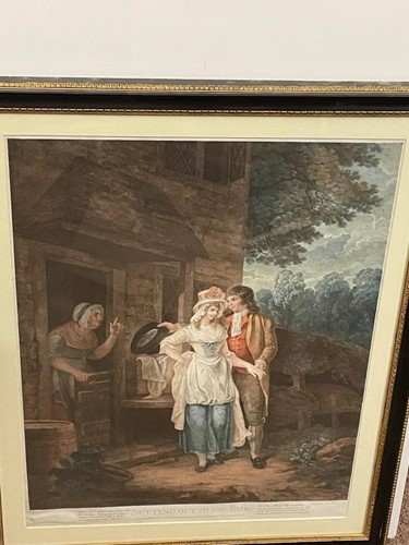 Lot 25 - J. Egington after Francis Wheatley Setting out...