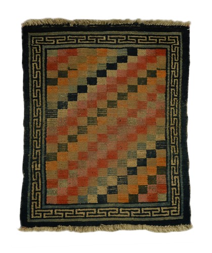 Lot 379 - A Tibetan Gomden (sitting rug), early 20th century