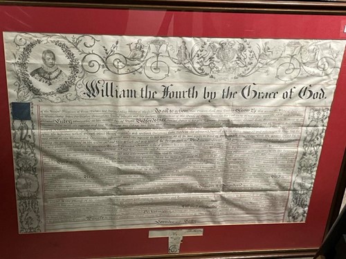 Lot 463 - A William IV indenture, an agreement between...