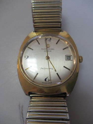 Lot 173 - A Favre Luba Fellowship Twin Matic gentleman's...