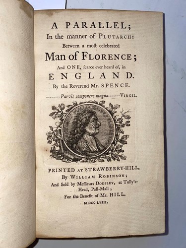 Lot 175 - Strawberry Hill Press. SPENCE (Rev. J) A...