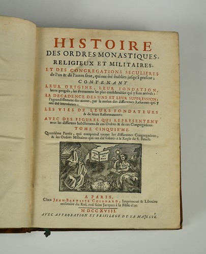Lot 155 - [HELYOT (Pierre)] Histoire des Ordres...