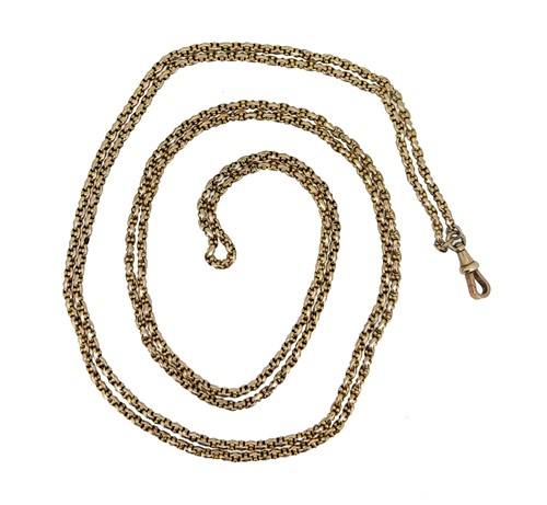 Lot 65 - A fancy link guard chain