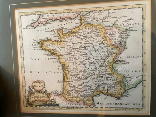 Lot 75 - Maps. 11 various maps in modern frames, most...