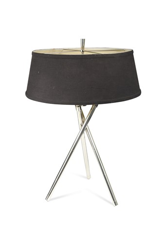 Lot 169 - A contemporary chrome table lamp