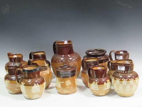 Lot 40 - A good collection of Doulton saltglazed...